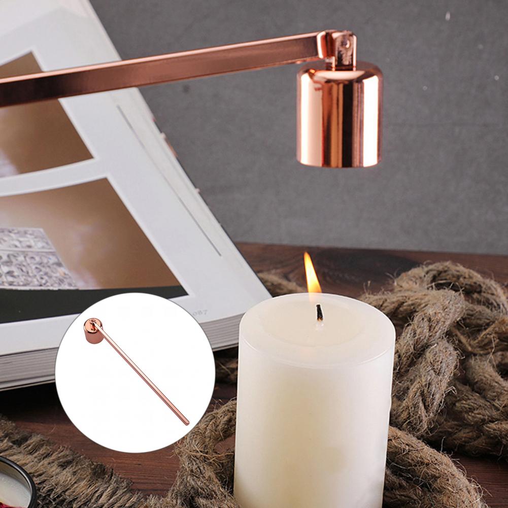 Kerzenlöscher aus Edelstahl, Dochte, Abdeckung, zum Herausziehen von Kerzen, Flammenkerzen, Dämpfer, einfaches Aromatherapie-Werkzeug für Zuhause