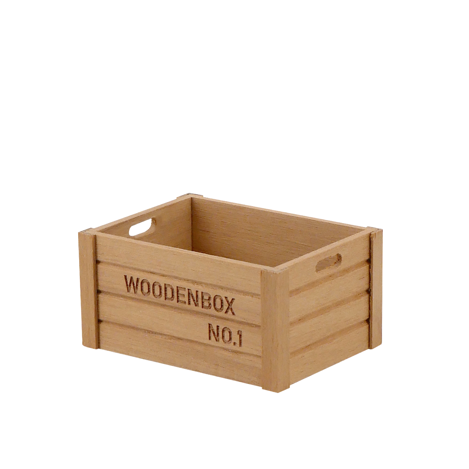 1/6 poppenhuis model meubelaccessoires minimodel Opbergdoos/houten kist: Default Title