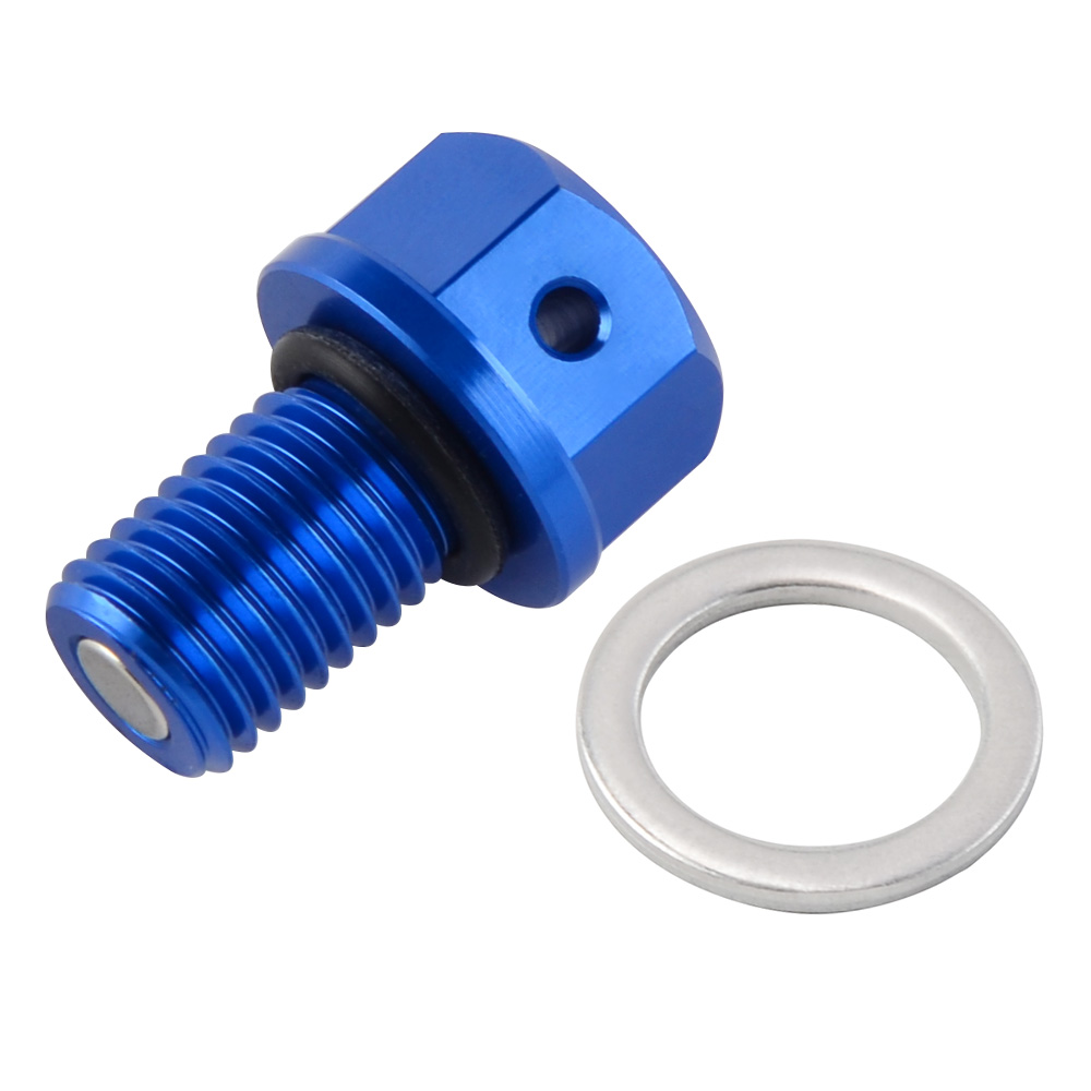 M10x1.25 Oil Drain Bolt Screw For Yamaha YZ125 YZ250F YZ450F YZ125X YZ250FX YZ450FX WR250F WR450F 01-19 For Suzuki DRZ400S/E/SM