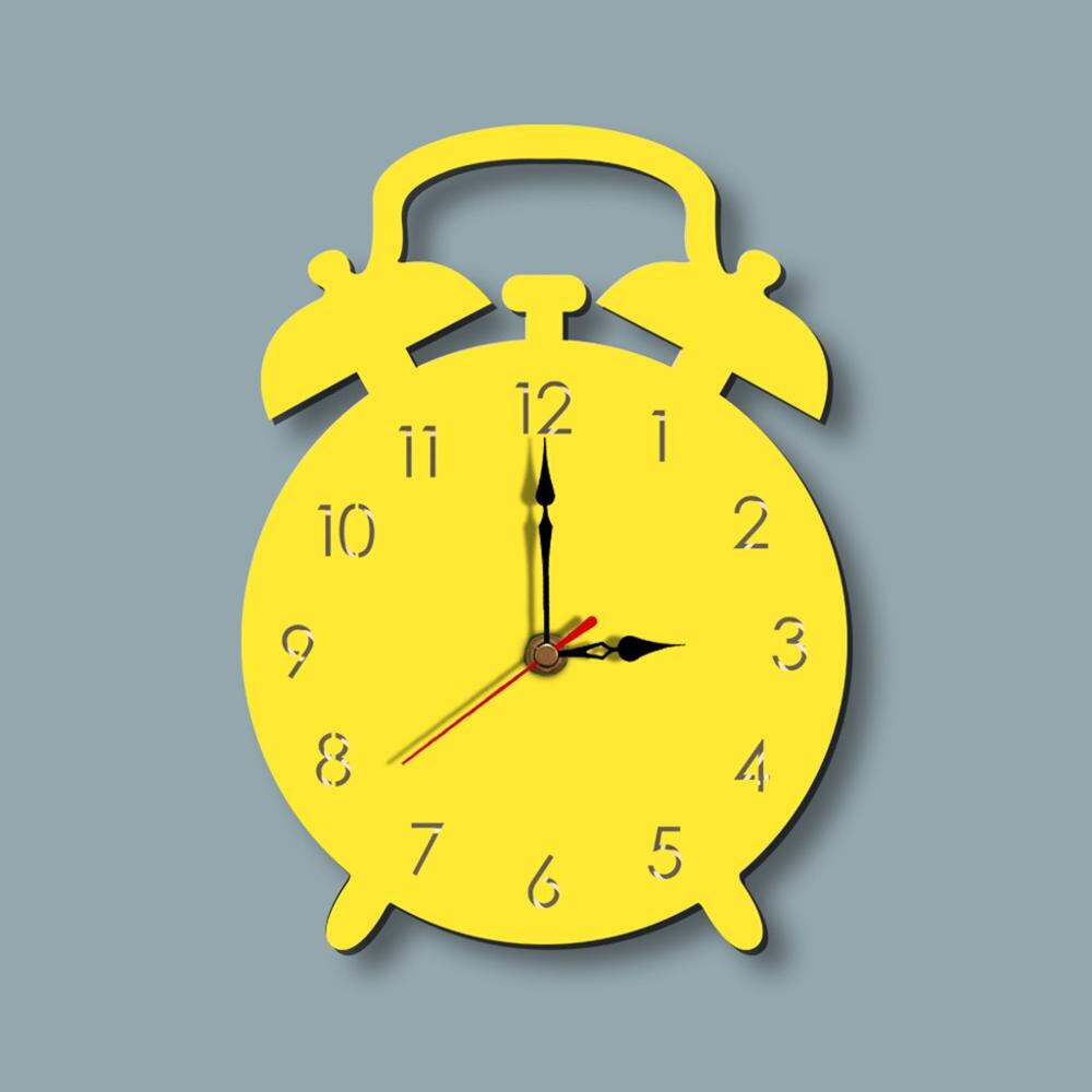 Nordic Silent Alarm Clock Style Wall Clock Modern Clocks Home Decor Office European Style Hanging Wall Watch Clocks CD