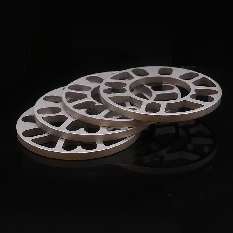 2pcs 3mm/5mm/8mm/10mm Car Aluminum Alloy Wheel Spacer Shims Plate For 4 Hole Wheel Hub 4X98 4X100 4X108 4X114 Car Accessaries