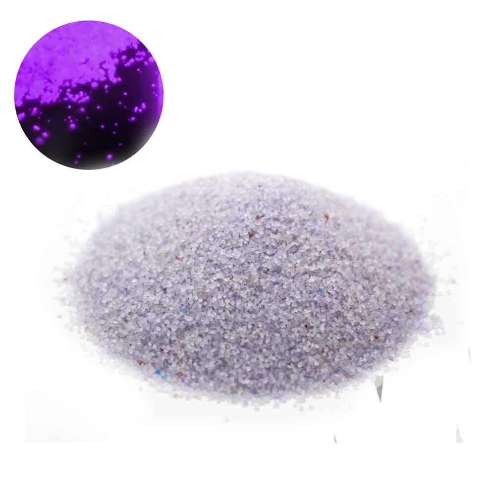 Önskar flaska fluorescerande lysande sand fisk akvarium dekor hem diy glöd i mörka barn fest för trädgårds ornament inte giftiga: Lila