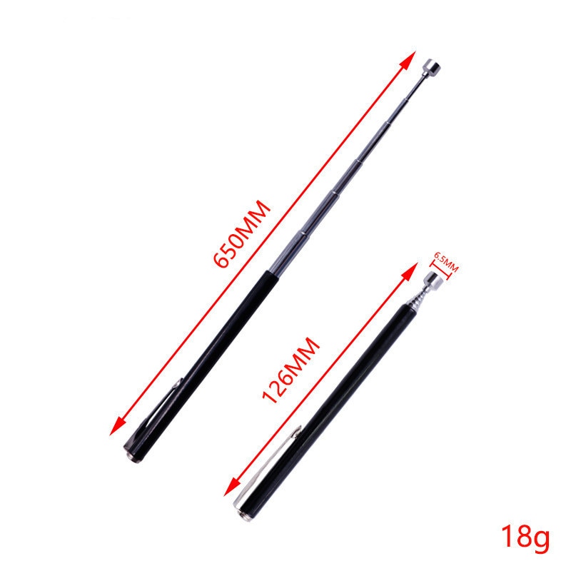 Portable Telescopic Magnetic Pick-up Bar Tool Bar for Picking Up Nut Bolts Expandable Pick-up Bar Bar Magnetic Pick-up Iron Bar