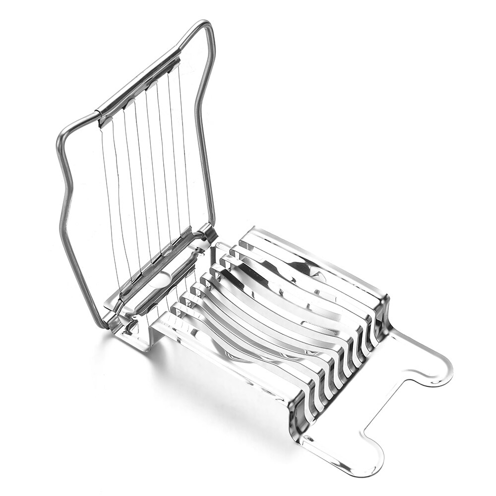 1Pc Rvs Egg Slicer Cutter Fruit/Groente Sectioner Multifunctionele Koken Gereedschap Keuken Gadgets Accessoires