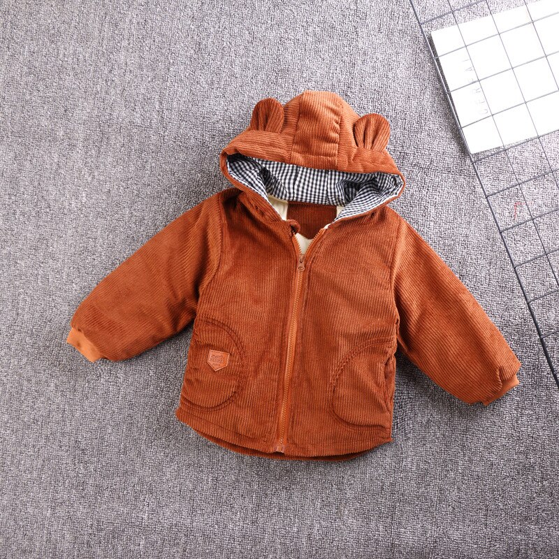 Winter Lente Baby Meisjes Jas Kinderen Jongens Jas Warm Kinderen Warm Katoenen Bovenkleding Pasgeboren Jas Voor Baby Kleding