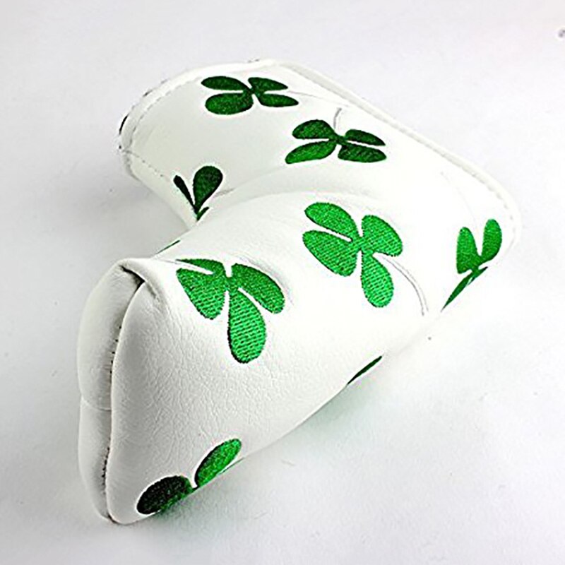 Golf Putter Head Cover Headcover For Odyssey Scotty Cameron Ping Blade Golf Embroidered Four-leaf Clover Club Heads