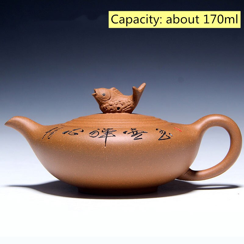 Retro tea set purple clay xi shi teapot Teaware decoration pot Authentic full handmade Chinese yixing purple sand teapot: L