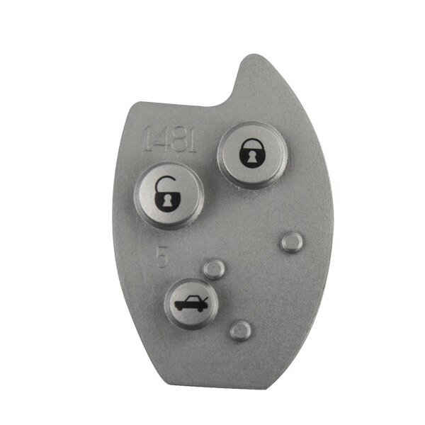 OkeyTech obudowa kluczyka obudowa pilota robić Citroen C3 C4 C5 Saxo Xsara Picassa Berlingo 3 przycisk z podkładka gumowa akcesoria samochodowe alarm: tylko Pad