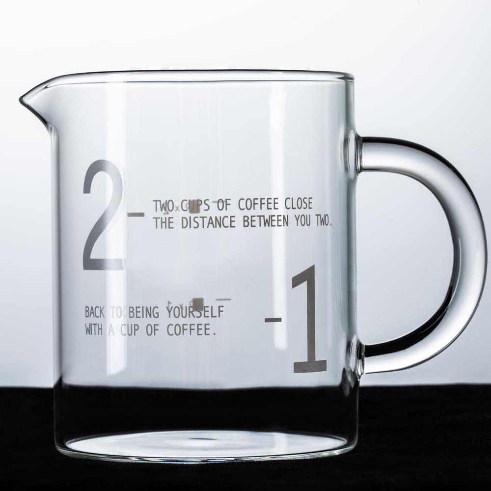 Double layer Coffee Filter Set V60 Glass Coffee Dripper 1-2 Cup Coffee Sharing Pot Brew Coffee Filter Funnel Reusable Coffee Jug: A Share pot