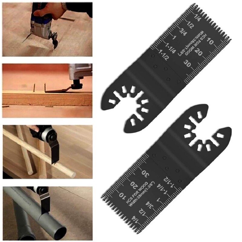 24 Pcs Oscillating Multi-tool Saw Blades Quick Release Dewalt for Renovator Wood Cutting Universal Multi-tool Accessories