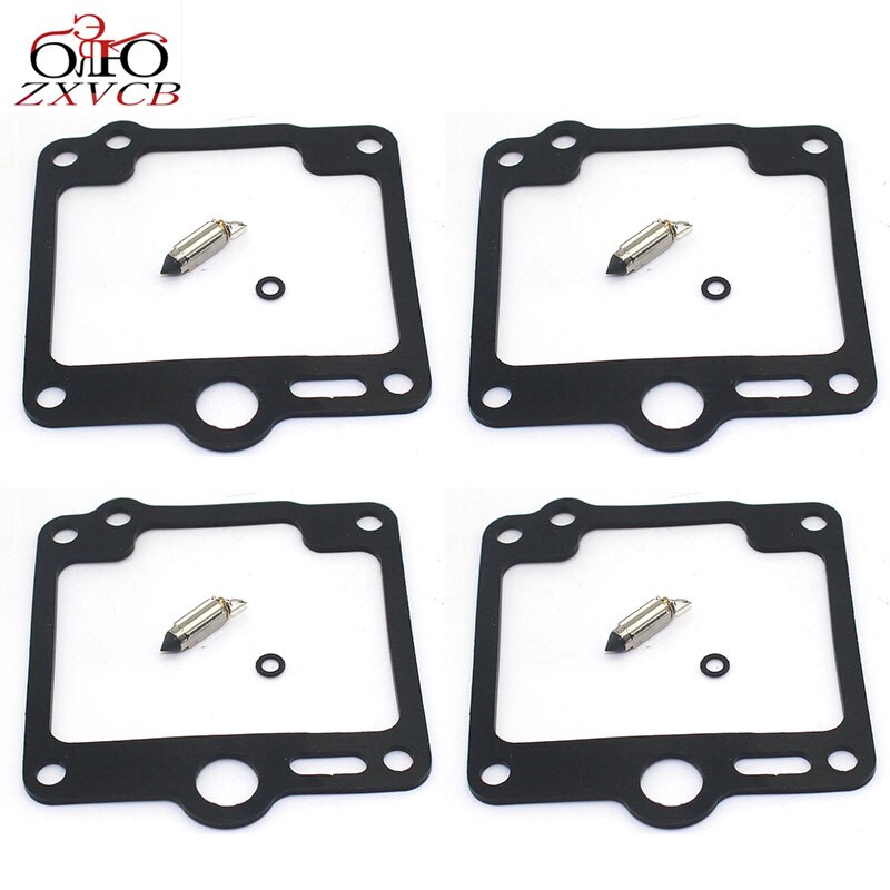 Motorcycle carburetor repair kit for yamaha XJR1200 XJR1300 XJR1200SP XJR1300SP XJR 1200 1300 SP Floating needle gasket seal: 4set