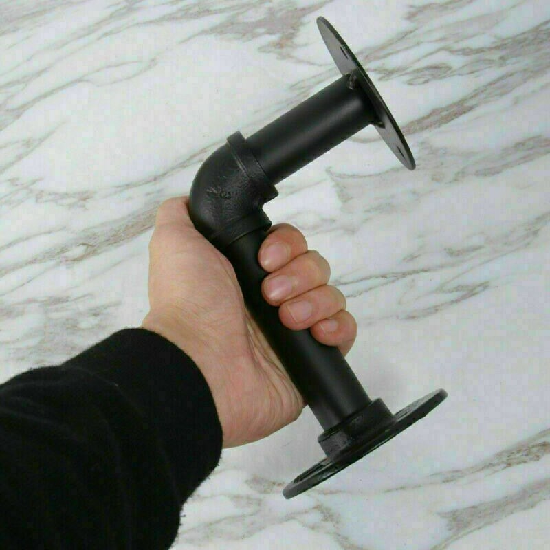 2pcs Rustic Shelf Brackets Scaffold Board Heavy Duty Industrial Steel Metal Iron Wall Bracket