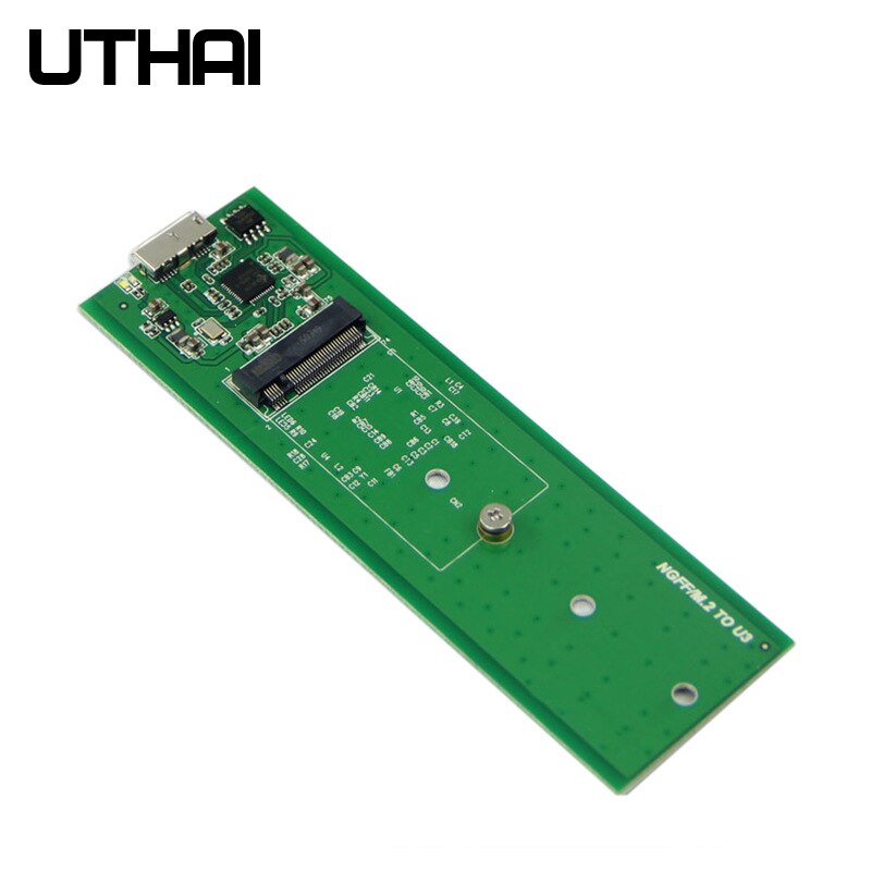 UTHAI G03 NGFF per USB3.0 scatola Mobile Del disco Rigido M.2 SSD Card Adapter Box Esterno Della Cassa per m2 SSD USB 3.0 Caso HDD