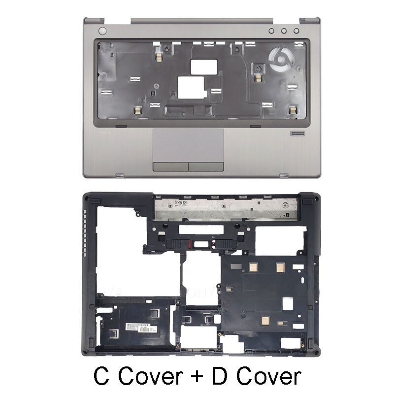 Coque arrière avec repose-paume pour HP Probook, pour modèles 6460B, 6465B, 6470B, 6475B, avec charnières A B, C, D, 684338, 001, 642778, 001,