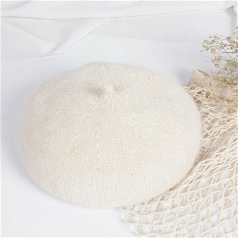 baby låve jenter lue beret vintervarmere fransk kunstner luer ski caps: G