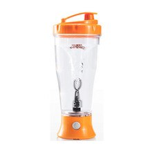 350Ml Automatische Shaker Fles Mengen Fles Sport Shaker Zelf Roeren Mok Draagbare Milkshake Elektrische Schudden Cup: Orange