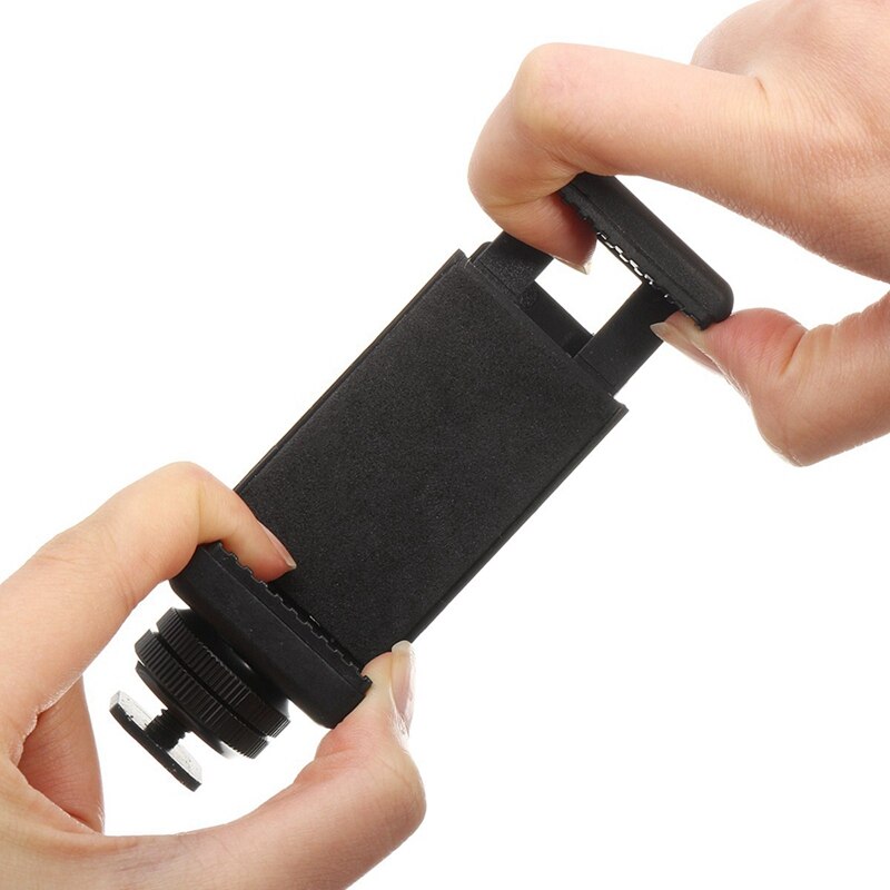 1/4 Inch Flash Shoe Schroef Adapter Statief Mount Telefoon Clip Houder Voor Dslr Camera