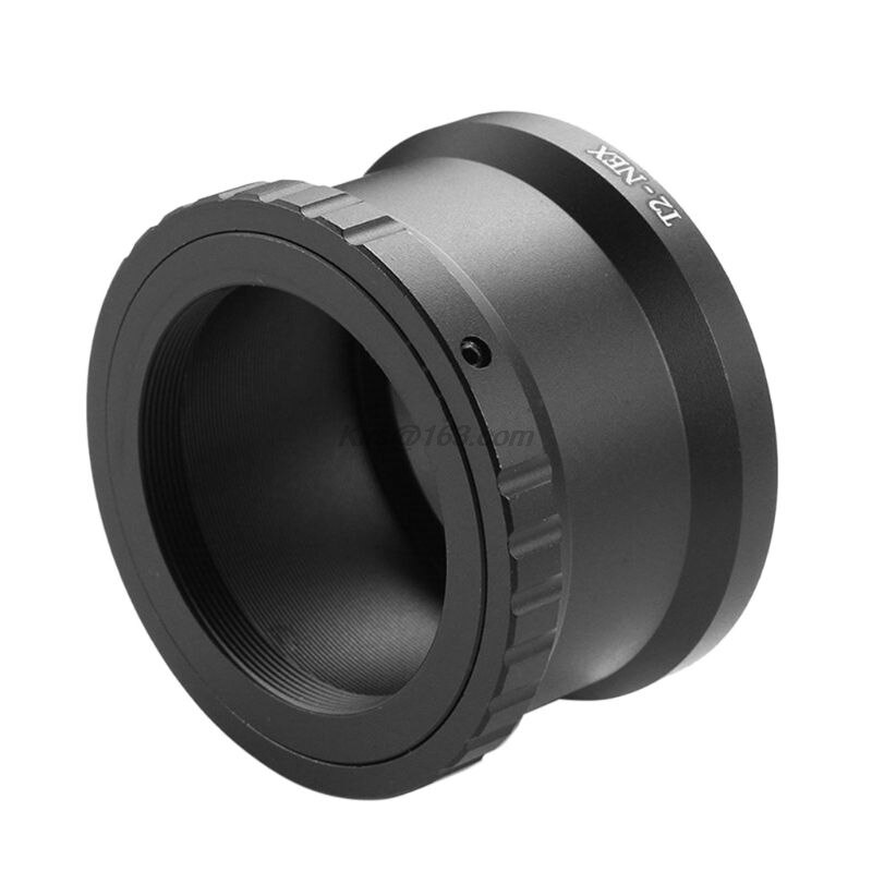 Aluminium T2-NEX Tele Spiegel Lens Adapter Ring voor Sony NEX E-Mount Camera 'S te Bevestigen T2/T mount Lens