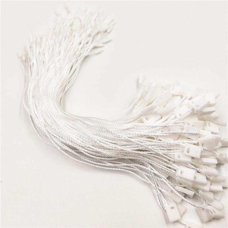 Accessoires de vêtement corde/ligne pour la maison | 200 pièces, accessoires décoratifs à boucle de laçage, bouton de pression suspendu, grain du fil: white