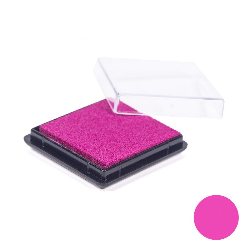 12 farben Nette Inkpad Handwerk Öl Basierend DIY Tinte Pads für Schwamm Briefmarken Stoff Scrapbooking Decor Fingerprint Dichtung Stempel Pad