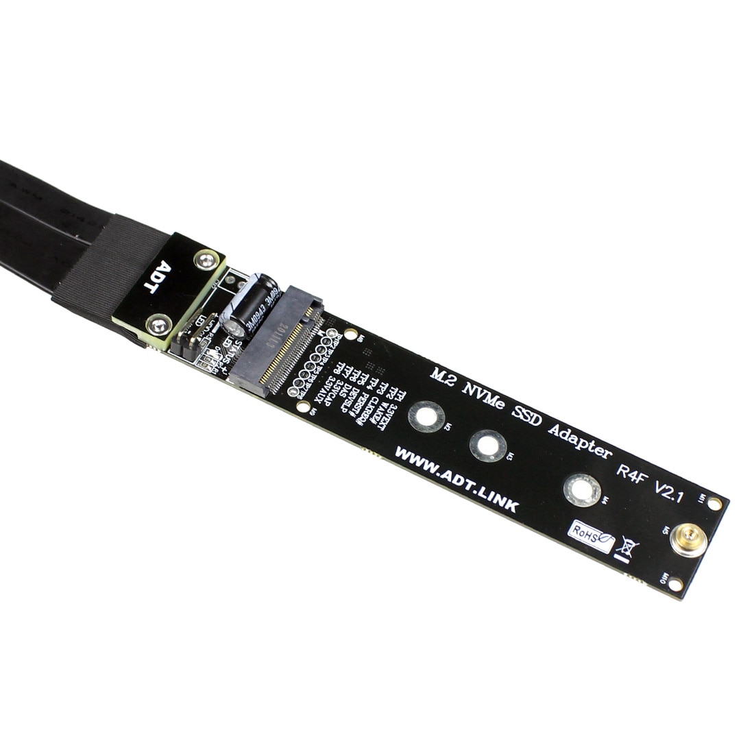 R44SF / R24SF M.2 Voor Nvme Ssd Verlengkabel Solid State Drive Riser Card Ondersteuning M2 Pci Express 3.0 4.0 X4 Pci-E 32G/Bps