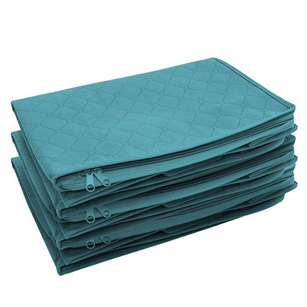 Caja de almacenamiento plegable de tela no tejida, estuche de recogida de ropa sucia con cremallera para juguetes, caja de almacenamiento de colcha, organizador con ventana transparente