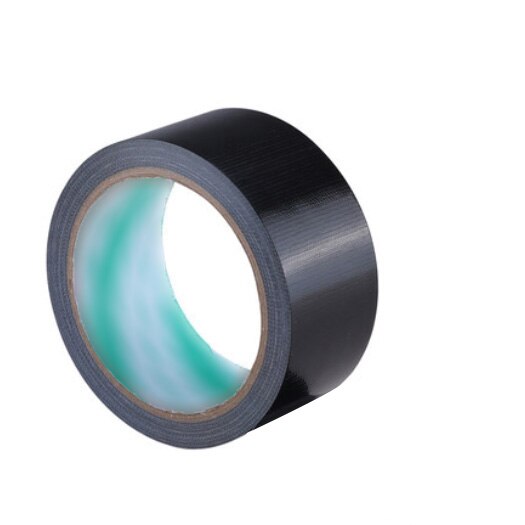 20mm Duct Tape Waterproof Sticky Adhesive Cloth Duct Tape, Single-Sided Strong Carpet Tape Applied To Warning Wedding Exhibition: Black