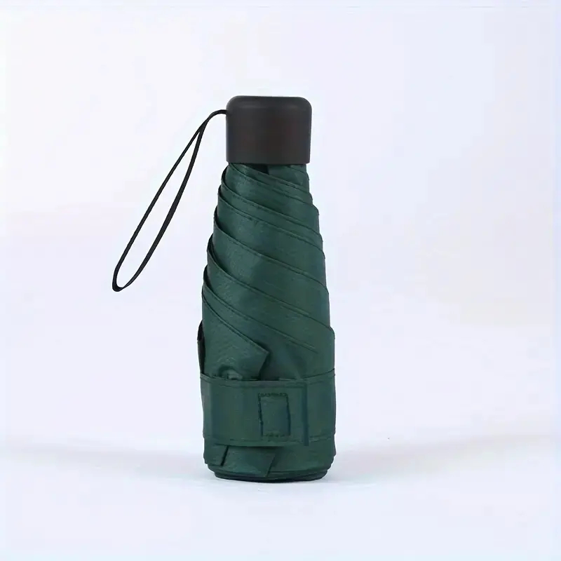 Tragbarer Mini-Sonnenschirm, kleine Tasche, Regen, UPF50, Reisetasenschirm, Vinyl, faltbarer Regenschirm, UV-Schutz, Sonnenschutz, Taschenschirm: MULTI