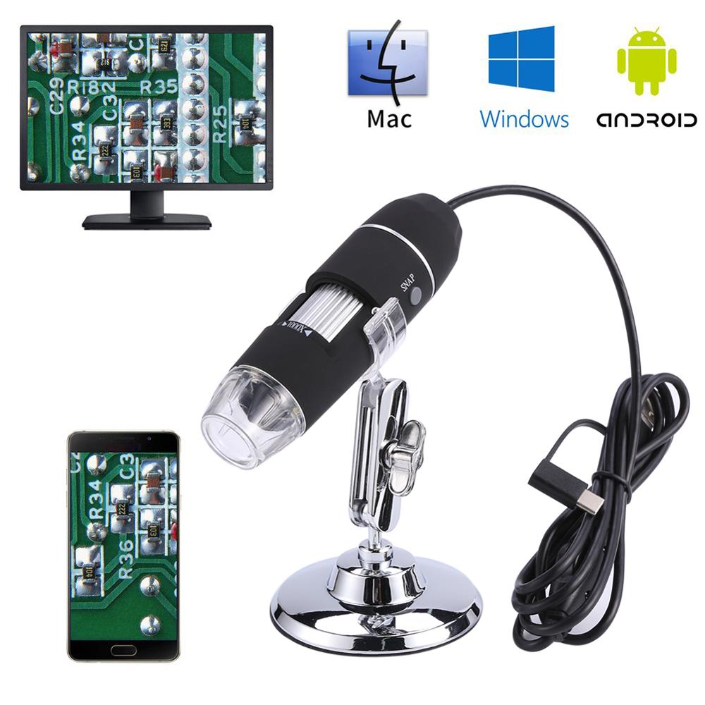 3 in 1 1000x 8LED digital microscope USB CAMERA endoscope microscope Magnifier 2MP HD 1080p welding microscope