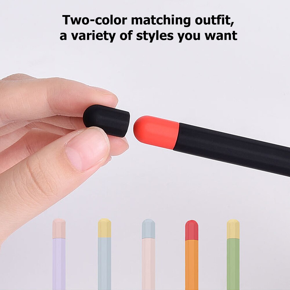 Silicone Sleeve Cap Tip Cover For Apple Pencil 2 Holder Tablet Touch Pen Stylus Pouch Sleeve For Apple Pencil 2 Cover Case