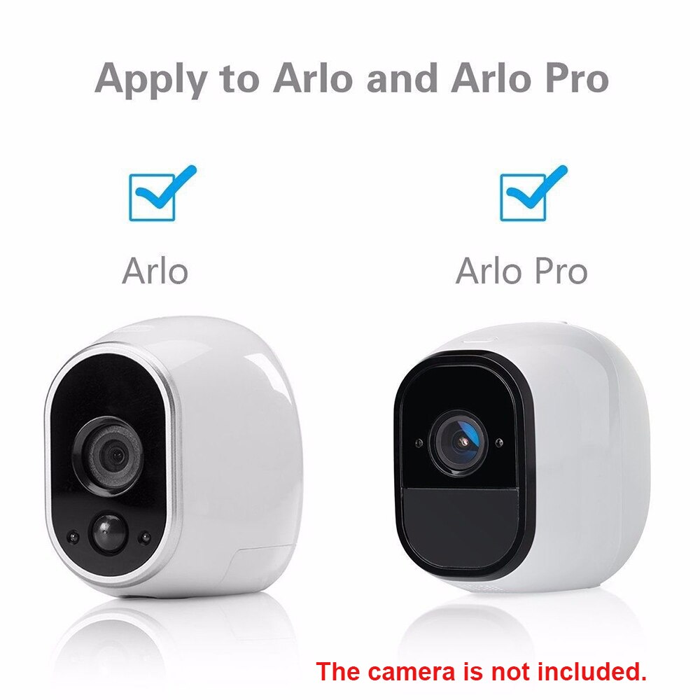 3pcs Metal Security Wall Indoor Outdoor Adjustable Mount for Arlo or Arlo Pro Camera Cam Wall/Ceiling Security Bracket