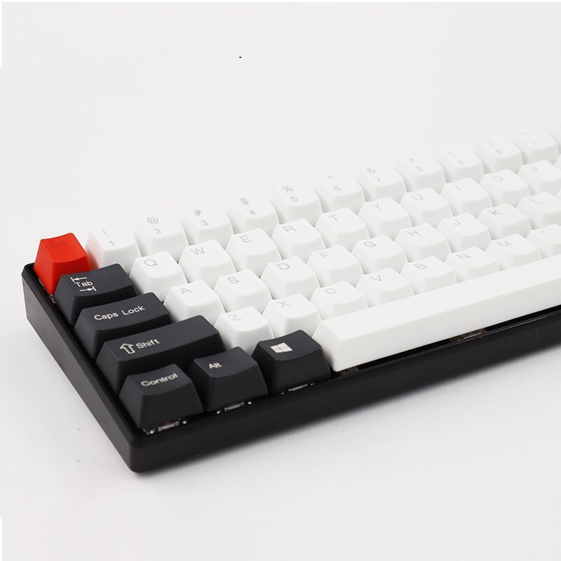 PBT Keycap Set - 61 Keys - Side Print & Front Print Options - For Cherry MX Mechanical Keyboards