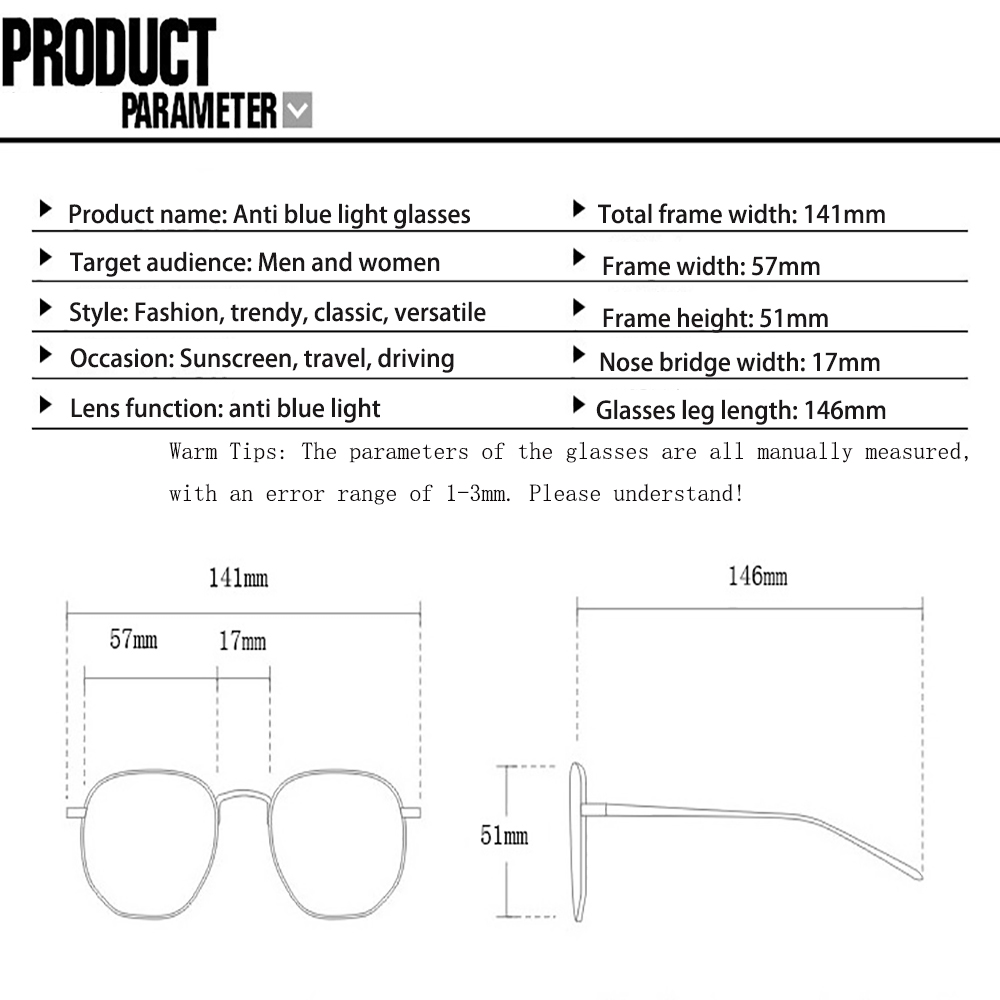 KLASSNUM 2026 gafas de protección contra luz azul para hombres y mujeres, gafas transparentes para ordenador, montura grande, gafas Retro, gafas cuadradas