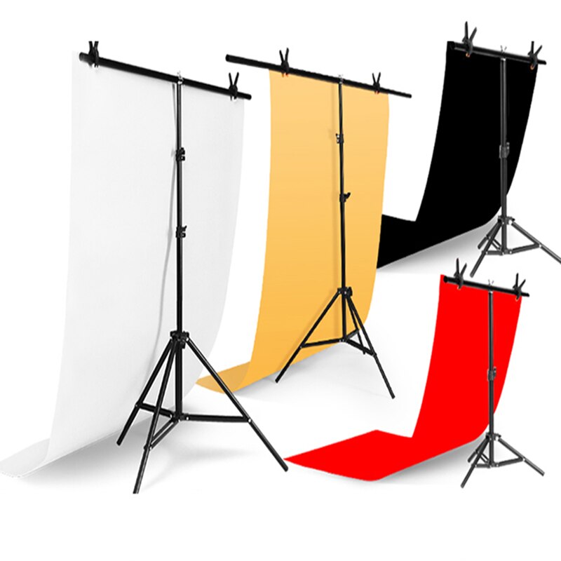 T-shape Backdrop Background Stand Support Photography Photo Studio Metal Green Screen Frame Backdrop Bracket