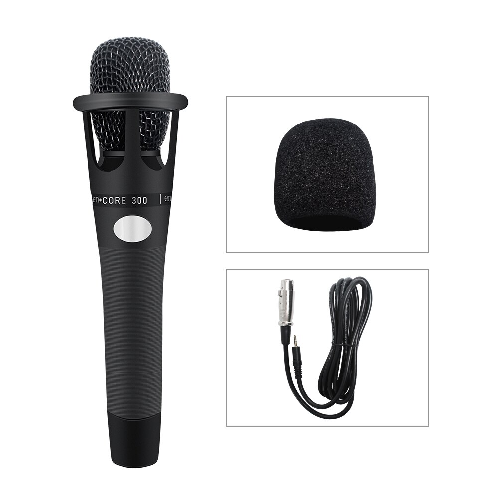 E300- draads microfoon metalen condensatormicrofoon handheld microfoon podcast studiomicrofoon 3.5mm voor opname: 1