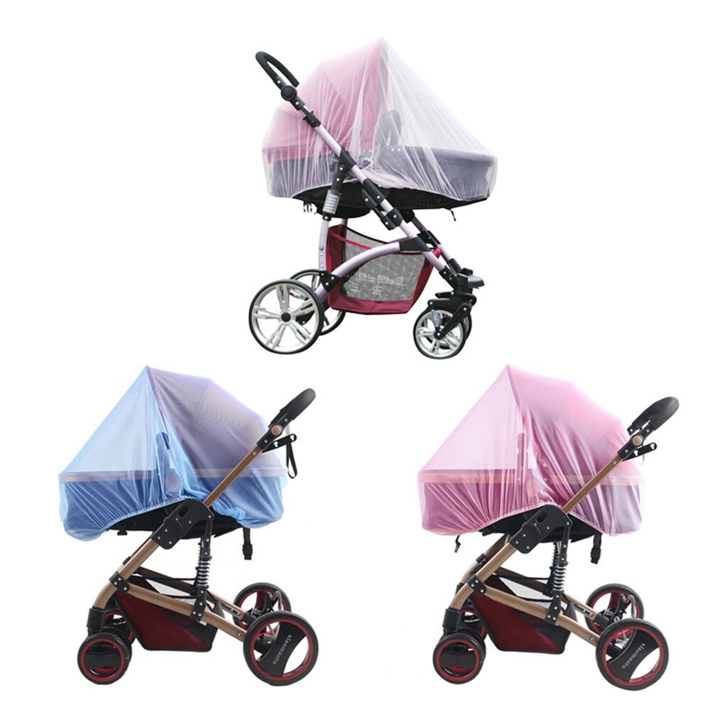 1 Pc Volledige Outdoor Baby Baby Kids Kinderwagen Mosquito Insect Net Mesh Buggy Cover Baby Klamboe