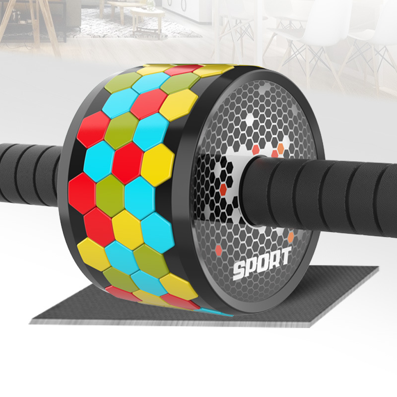 Gym Exercise Equipment No Noise Abdominal Wheel Ab Roller Keep Fit Home Fitness Abdominal Power Muscle Trainer Training