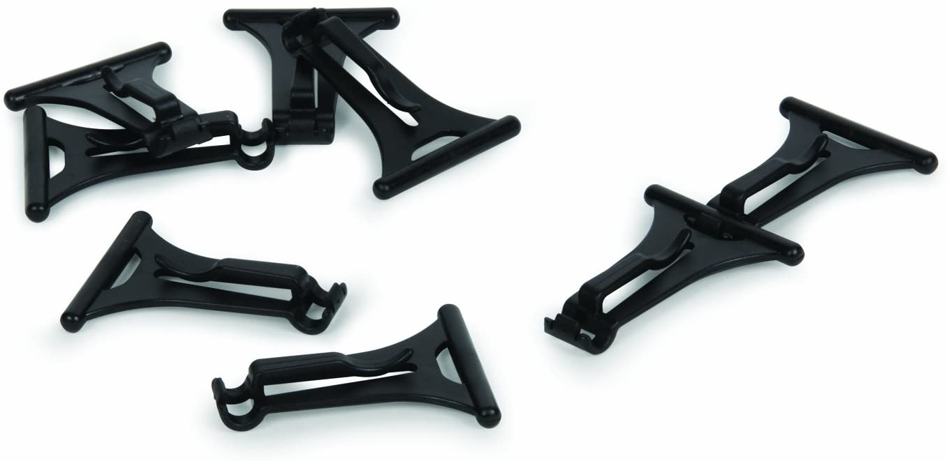 8 Ganci Neri Per Tende Da Sole E Roulotte: Adattabili Per Occhielli Da 5/6 Mm A 7/8 Mm, Antiruggine - 3