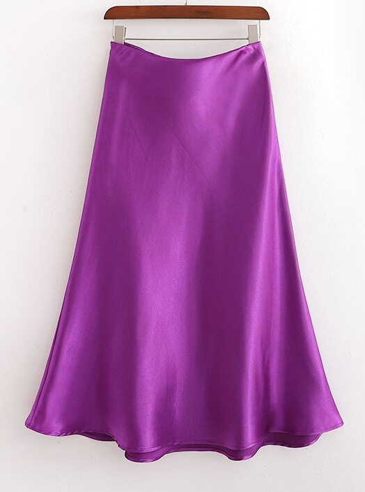 Jupon En Satin De Soie Pour Sari - Taille Unique Réglable (Tour De Taille 66-106 Cm), Longueur 96,5 Cm, Léger Et Confortable - 7