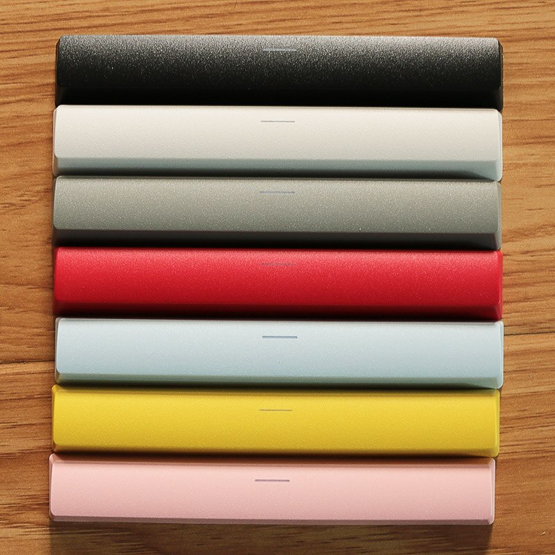 Barre d&#39;espace 6.25u pour clavier mécanique Cherry Mx, blanc, jaune, rose, rouge, Orange, vert, bleu, violet, noir, gris, OEM, PBT