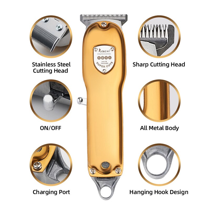 0mm Short Hair Engraving Hair Trimmer Short Teeth Distance Mini Hair Clipper For Man Super Short Hair Cutting Machine