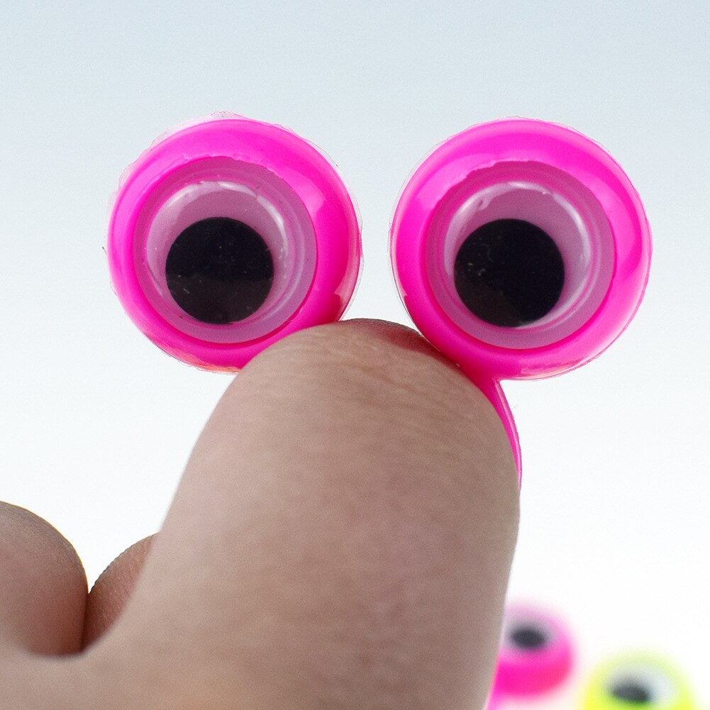 Eye Finger Puppet Plastic Rings with Wiggle Eyes Finger Spies for Birthday Party Kids Gags & Practical Jokes Toy