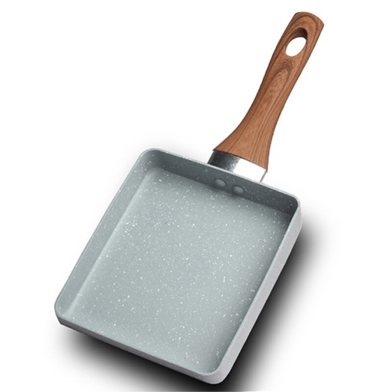 Retangular Omelette Pan Tamagoyaki Egg Pan, Nonstick Maifan Stone, Anti-Scalding Handle for Glass ,Electic Gas Stove: 4