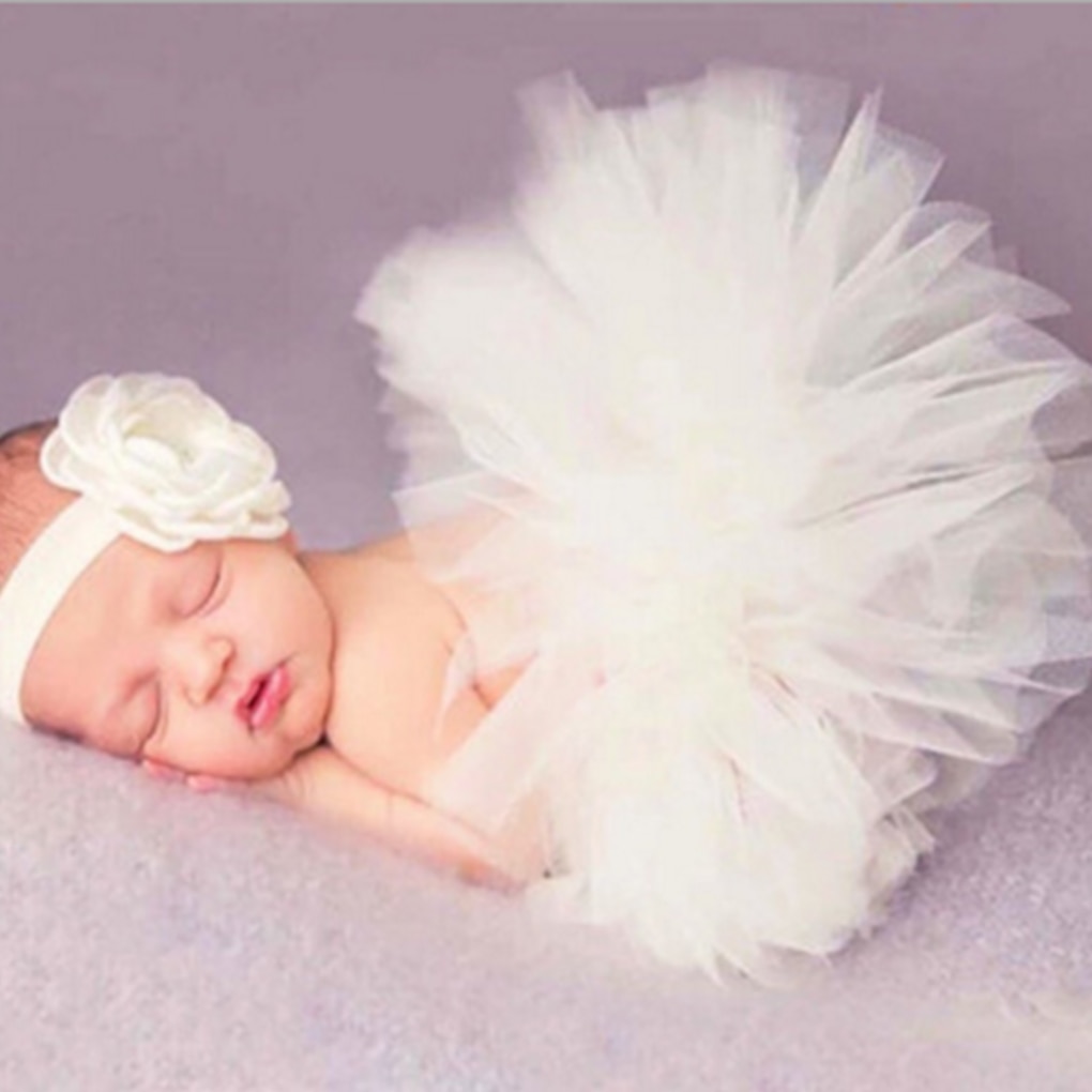 Bébé -né photographie accessoires accessoires bébé Tutu jupe à la main bébé arc-en-ciel Tutu jupe Fotografia bébé Photo accessoires