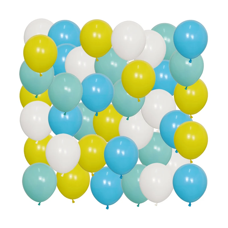 40 Uds mezcla de Globos de látex con pata de perro de 10 pulgadas decoración de temática de animales juguetes clásicos para niños Globos suministro de bolas inflables de aire de helio: Azul oscuro