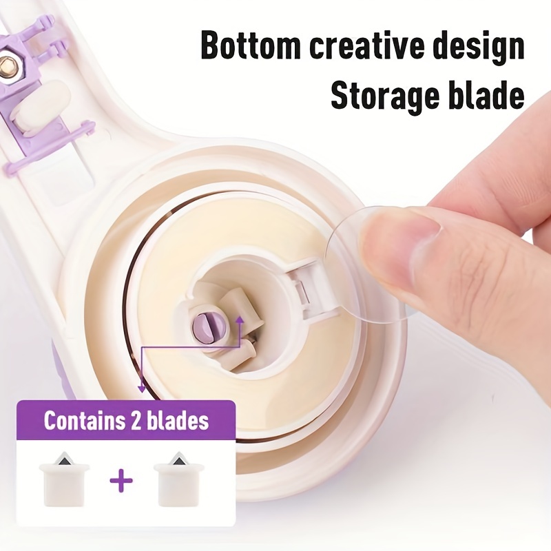 Circular Paper Cutter Scrapbook Cards Circle Shape Cutter DIY Round Cutting Knife 360 Rotary Circle Cutter