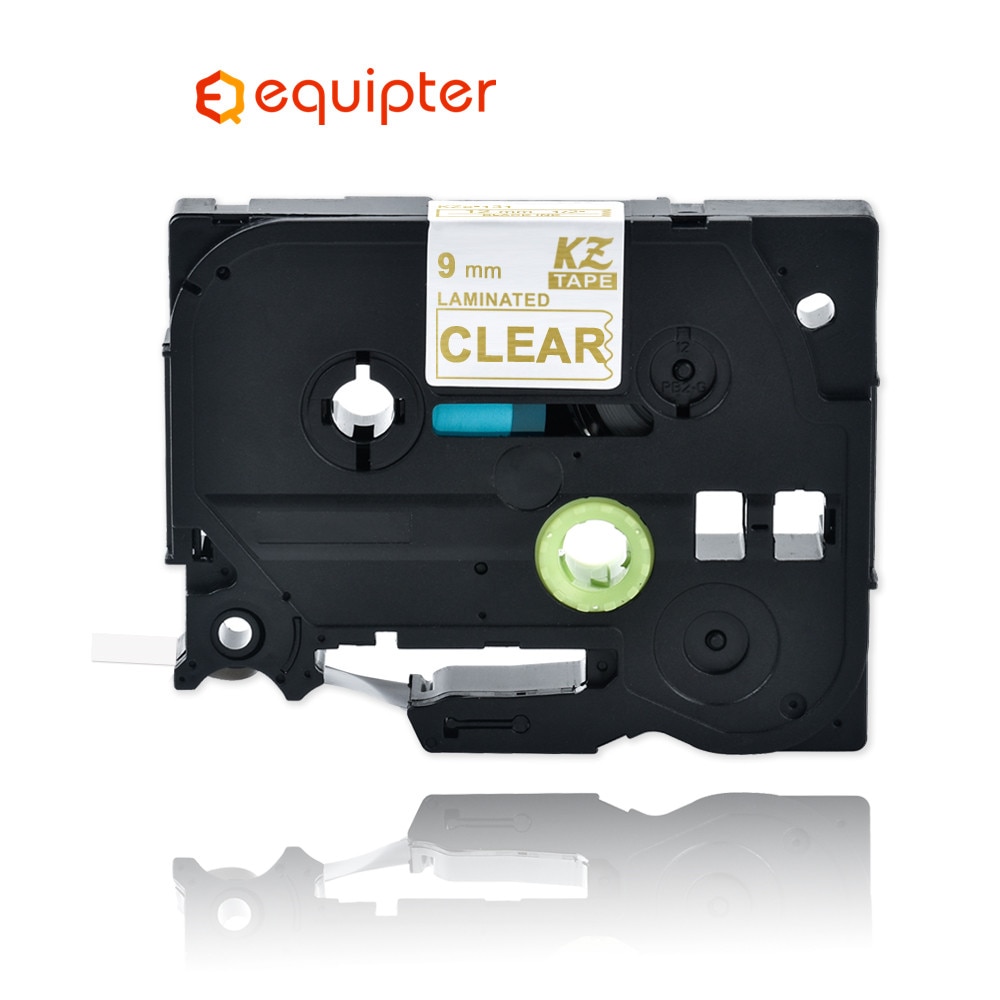 9mm oro in poi chiaro tze124 compatibile per fratello p-tocco stampanti tze etichetta nastro laminato nastro Tze-124 tz124 tz-124 tze tz 124