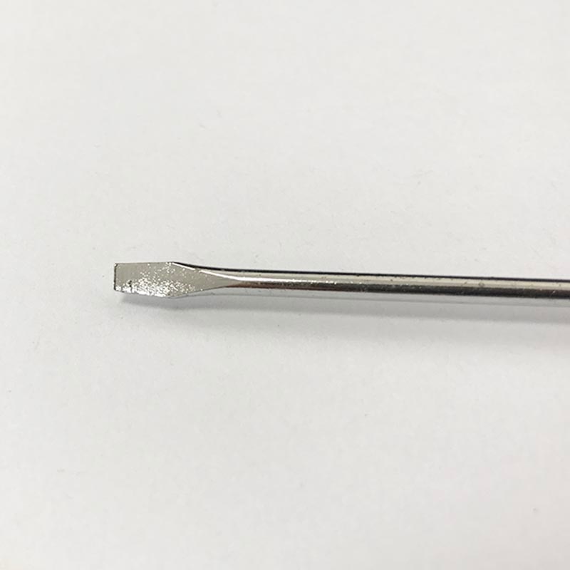 5pcs "-" one type small screwdriver transparent crystal handle 3*75MM