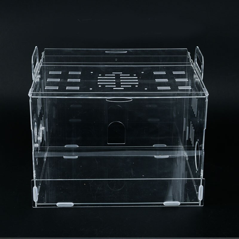 Transparent Hamster Cage Acrylic Large Hamster Guinea Pig Cage Labyrinth Villa Small Pet Nest Full Toys Set Hamster Accessories: 01