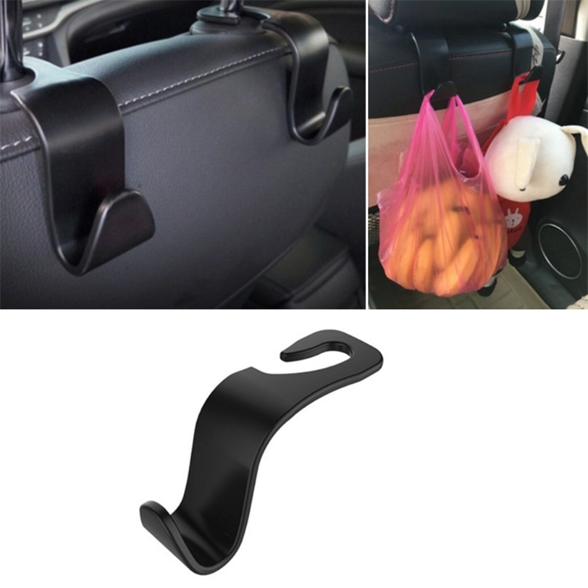 Auto accessoires Universele Auto SUV Back Seat Hoofdsteun Hanger Opslag Haken Voor Boodschappen Tas Handtas